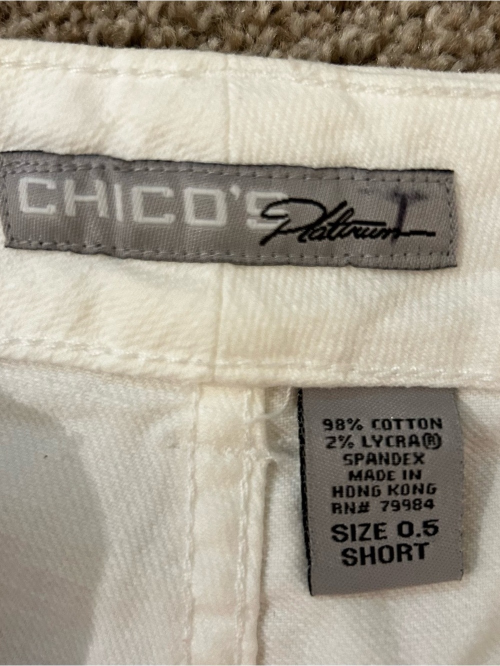 Chico's White Boot-Cut Jeans size 0.5 - Picture 2 of 7